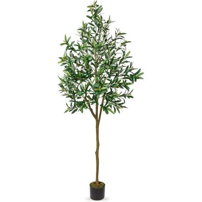180cm Künstlicher Olivenbaum Groß Fake Topf Home Decor Schlafzimmer
