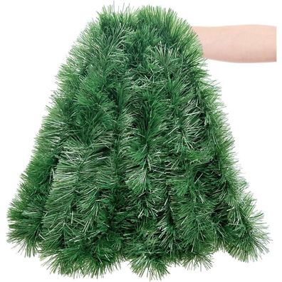 Weihnachtsgirlande Tannengirlande 10m Lametta 10cm Deko Innen Outdoor