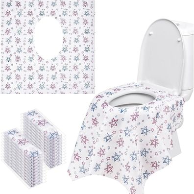 20x Einweg WC-Sitzbezug Matte Übergröße für öffentliche Toiletten