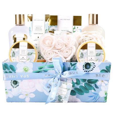 SPA Luxetique Beauty Geschenkset 12-teiliges Jasmin Duft Wellness Set