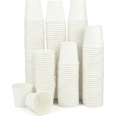 400 Stk. 60ml Espresso Pappbecher 2 oz Trinkbecher Partybecher Mini Kaffeebecher