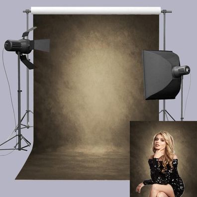 INRUI Retro Braun Textur Vinyl Fotografie Hintergrund 180x240 cm