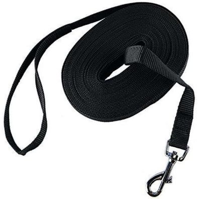 HAPPY HACHI Schleppleine für Hunde, 15m Nylon Hundeleine mit Handschlaufe und