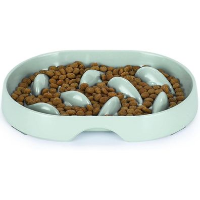Idogchew Anti Schling Napf Katzen Kleine Hunde Langsam Fütterung Puzzle-Schale