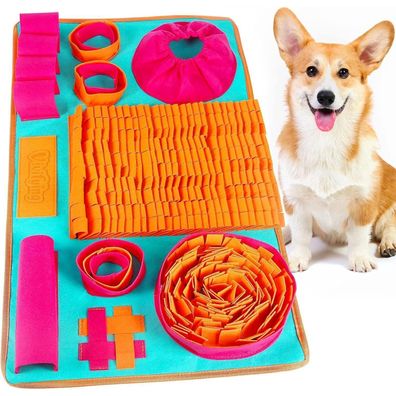 Vivifying Schnüffelmatte Hund Interaktives Spielzeug Futter-Taschen