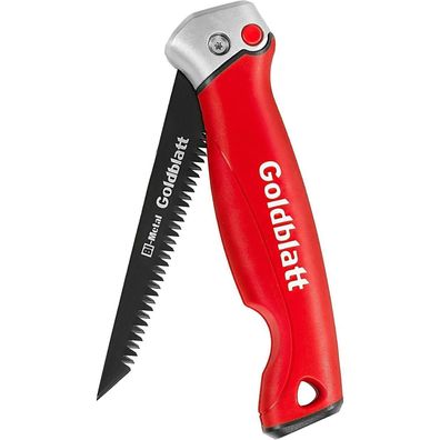 Goldblatt Klappsäge 310mm Trockenbau Handsäge BIM-Stahl 8 TPI 3 Schneidkanten
