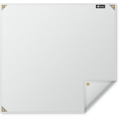 FLASLD Schweißdecke 2m x 2m Hitzeschutzgewebe weiß - Schweißzubehör