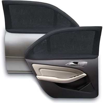 WIN. MAX Sonnenschutz Auto Baby UV Schutz Sonnenblende Netz 2 Stück XL