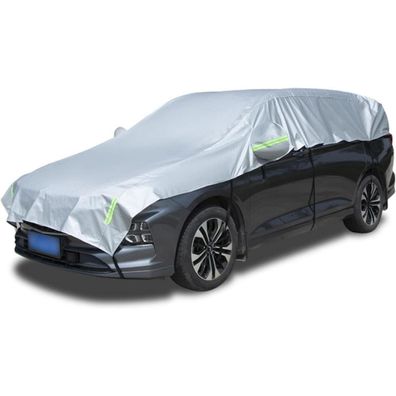 Halbe Autoabdeckung Windschutzscheibe Winter SUV Schutzplan für Allwetter