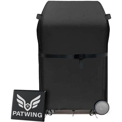 Grillabdeckung 600D Oxford-Stoff Schwarz für Brinkmann Char Broil Weber, enn