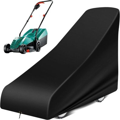 Rasenmäher-Abdeckung wasserdicht 140x56x103cm Oxford Schwarz