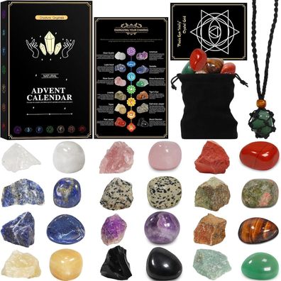 Adventskalender 2024 Edelsteine Heilsteine Kristalle Geschenk