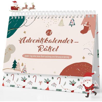 Adventskalender Rätsel Wichtel mit 24 kniffligen Rätseln Weihnachtsrätsel 2025