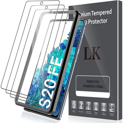 3er Pack LK Schutzfolie Samsung Galaxy S20 FE 4G 5G Panzerfolie Ultra-Klar 9H