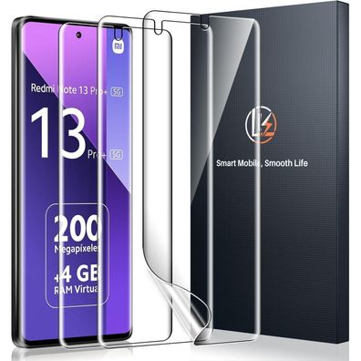 3x LK TPU Displayschutzfolie Redmi Note 13 Pro Plus 5G 3D Vollabdeckung HD