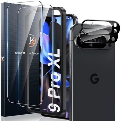 Panzer Schutz Glas für Google Pixel 9 Pro XL, 2 Schutzfolie, 2