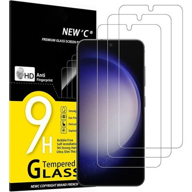 Panzer Glas Samsung Galaxy S23 Displayschutzfolie 9H Härte 0.26mm Ultra-klar