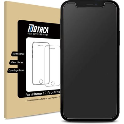 Mothca Matte Schutzfolie für iPhone 12 Pro Max 6,7 Zoll - Blendschutz
