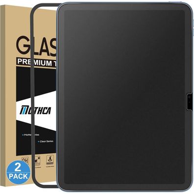Mothca 2x Matt Panzer Schutz Glas iPad 10 Gen 10,9 Zoll 2022 - kein Papierfolie
