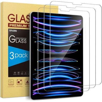 Panzer Schutz Glas Folie für iPad Air 5. Gen. 2022/ iPad Pro 11 Zoll