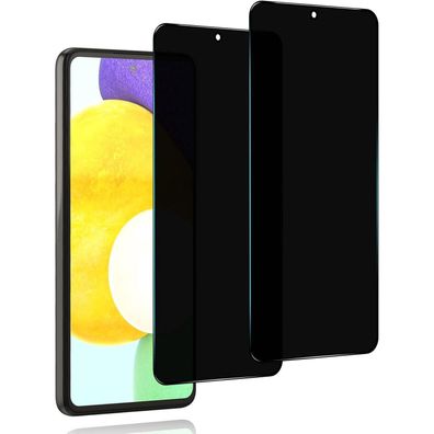 Sichtschutzfolie Samsung Galaxy A52 A52s 2 Stück Anti-Spy 9H Gehärtetes Glas