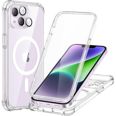 ESR iPhone 14 Hülle MagSafe 360 Grad Schutzhülle Stoßfest Klar