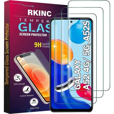 Panzerglas Schutzglas Samsung Galaxy A52 5G A52S Displayschutzfolie 0,33mm