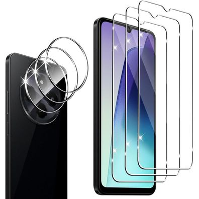 3er Pack Wayneer Schutzfolie für Xiaomi Redmi 14C - Panzerglas & Kamera