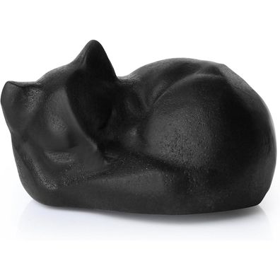 Mattes Obsidian Katze Figur Heilsteine Dekor Statue Geschnitzte Skulptur