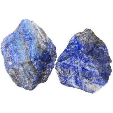 Qinjiejie Lapislazuli Kristall Rohsteine 2 Stück Natursteine Premium Meditation