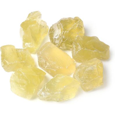 Premium Citrin Rohsteine 4 Stück Natursteine Wassersteine Kristalle Heilsteine