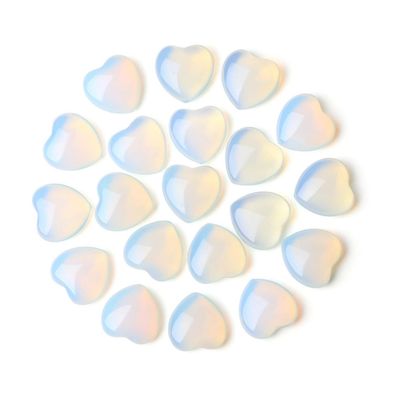 Opal Herz Edelsteine Heilung Kristall Set Natürliche Reiki Meditation 20 Stück