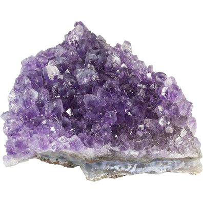 Natürliche Amethyst Druse Kristall Cluster Reiki Heilstein Deko 100-150g