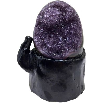 DECORN Natürliche Amethyst Cluster Geode Heilkristalle Lila Edelsteine 1.1 lbs
