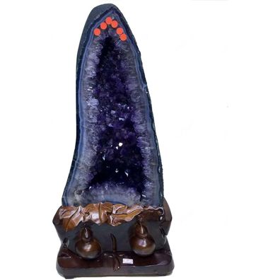 DECORN Große Amethyst Geode Cluster Exemplar Reiki Edelsteine 61lbs