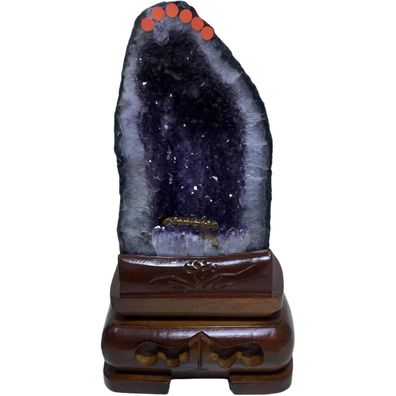 Große Amethyst-Naturkristall-Cluster, Echte Amethyst-Geode, Heilsteine