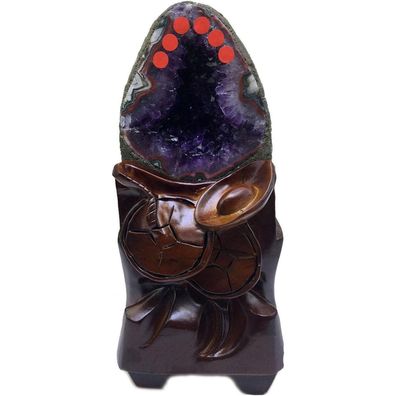 DECORN Amethyst-Geode Kristallcluster 5.3 lbs für Meditation Reiki Chakra