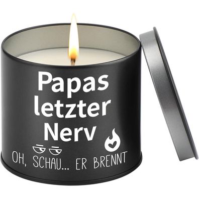 Papa Geschenk Vatertag 9OZ Kerze Metall Spruch Geburtstagsgeschenk