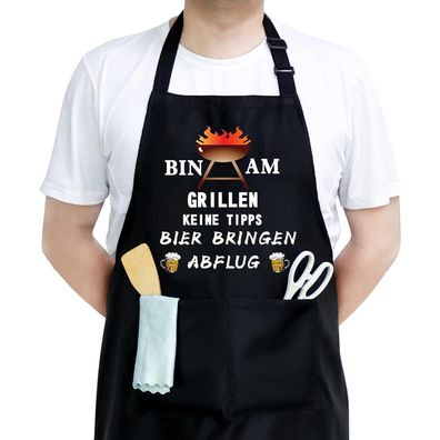 Lustige Grillschürze für Männer Geburtstag Vatertagsgeschenk