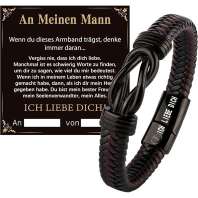 Merclix Valentinstag Geschenke Männer Armband Geburtstag Jahrestag Weihnachten