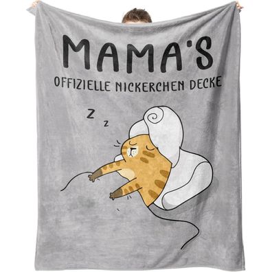 Personalisierte Geschenke Mama Geburtstag Decke Flanell 62x52 Zoll
