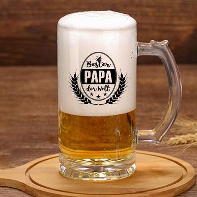 Bierkrug Bierglas Geschenkbox 0,5l Vatertag Geburtstag Weihnachten