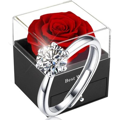 Ewige Rose Box Konservierte Rosen Geschenk Frauen Muttertag Valentinstag