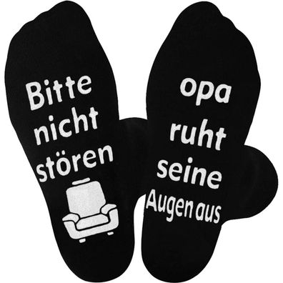 Vatertagsgeschenk Opa Socken Spruch 60 70 80 Geburtstag Mann 43-46