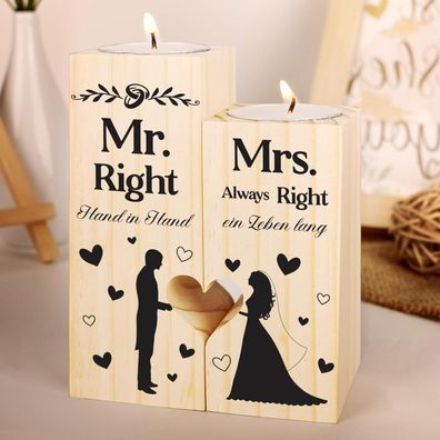 Hochzeitsgeschenk Kerzenständer Geschenke zur Hochzeit Brautpaar