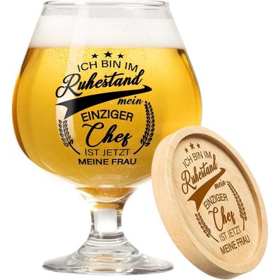 Ruhestand Geschenk 17OZ Bierglas Rentner Renteneintritt Männer Abschiedsgeschenk