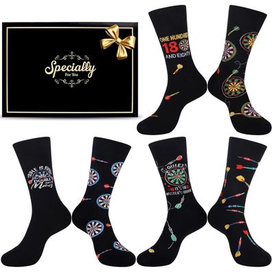 3 Paar Belloxis Dart Motiv Herrensocken 43-46 Geschenk