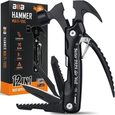 BIIB 12-in-1 Multitool Gadgets für Männer Vatertag Weihnachten Camping