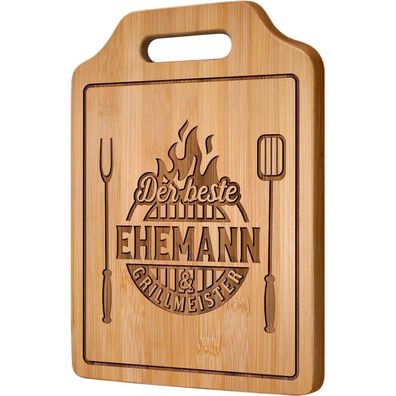 Giftasy Bambus Schneidebrett Hochzeitstag Geschenk für Ehemann