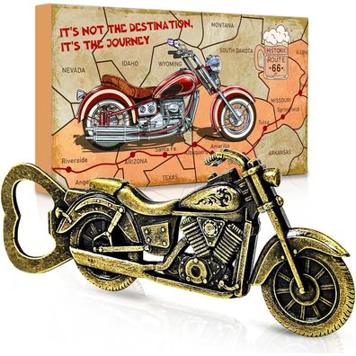 Motorrad Flaschenöffner Bier Geschenk Männer Lustig Vintage Retro Weihnachten